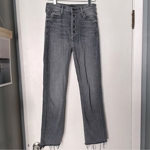 Mother Denim “The Pixie Dazzler Ankle Fray”